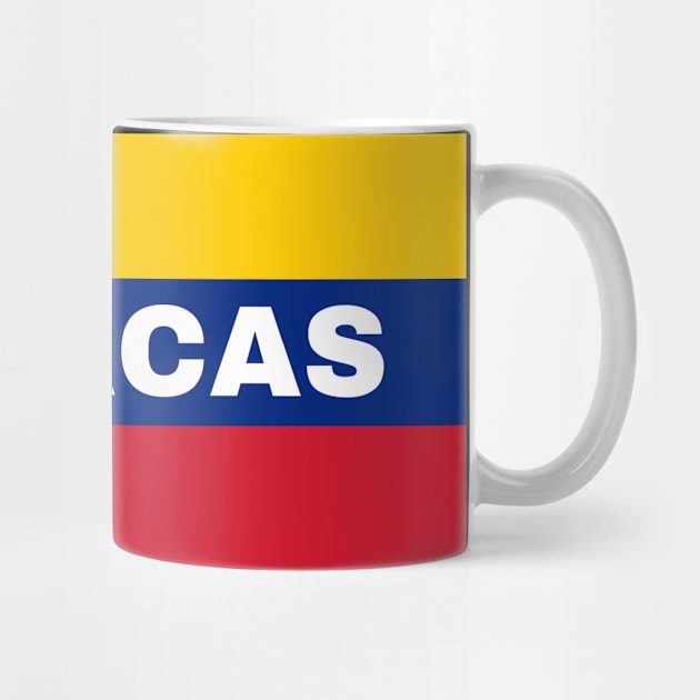 Caracas City in Venezuelan Flag Colors by aybe7elf